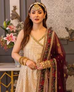 Designer Heavy Embroidery Multi-Color Bridal <b>Lehnga</b> Choli for Wedding Party Wear Hand Drawn Printing Women's Wholesale 0155 - Product Image 1