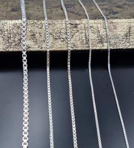 Cadena de caja de Plata de Ley 925 de excelente calidad para hombres y mujeres diseñador hecho a mano diseño clásico de moda tamaño personalizado - Product Image 3