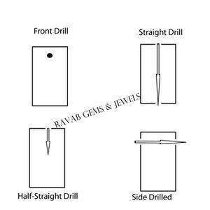 Oferta de Navidad: Cabujones de Azurita y Cobre Naturales Pulidos a Mano, Forma Rectangular Lisa de 12x20mm, para Joyería - Product Image 5