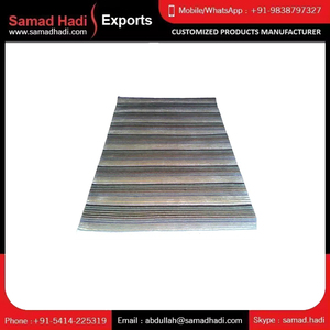 เป็นมิตรกับสิ่งแวดล้อมหรูหราร้อนขายพรมห้องนั่งเล่นขนาดใหญ่ Handcrafted ออกแบบที่ไม่ซ้ํากันปอกระเจามือผูกปมพรมสําหรับขาย - Product Image 3