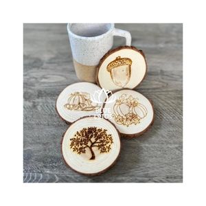 TRUSTED Unified Pine <b>Coaster</b> For Retail Merchandising and Gift Component Aseptic Surface and Uniform Sizing Accuracy - Product Image 1
