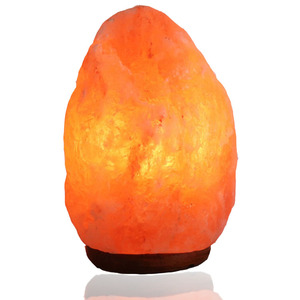 5-7 kg Ambient Natural Carved Pink Himalayan Salt <b>Lamp</b> with <b>Dimmer</b> <b>Switch</b> Wooden Base Home Decor Night Light - Product Image 4