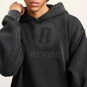 Prix de gros : Sweat à capuche délavé à l'acide, design optimal, léger, couleur personnalisable - Product Image 3