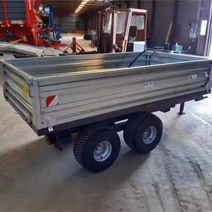 Affordable <b>Farm</b> <b>Trailer</b> 2 Wheel Hydraulic Dump Tractor <b>Trailer</b> - Product Image 3