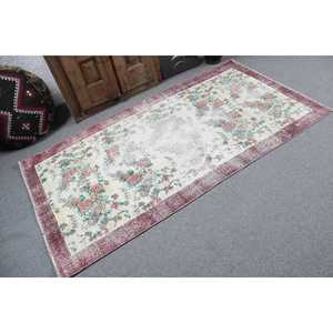 Tapis turc vintage 3,6 x 6,9 pieds, tapis d'intérieur, tapis oriental rouge - Product Image 2