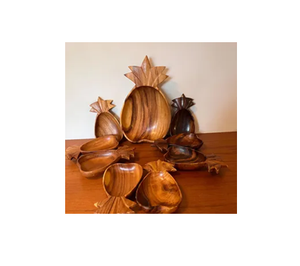 Ensaladera de madera grande hecha a mano de alta calidad, diseño clásico, frutero convertido, cuenco Vintage para servir fiestas - Product Image 1