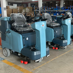 Máquina Eléctrica para Limpieza de Pisos de Concreto, Fregadora de Pisos Comercial, Fregadora de Pisos a Batería, Motor de 5 HP - Product Image 4