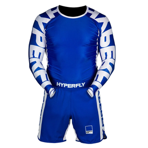 Eco Friendly Polyester/Nylon MMA Rash Guard <b>Shirt</b> for Men Short Sleeve Breathable Stretch <b>Compression</b> for Sports <b>Gym</b> Outdoor Use - Product Image 3