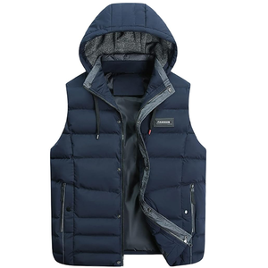 High Street Style Winter Wear Chaqueta de chaleco sin mangas de alta calidad de moda con diseño multicolor acolchado - Product Image 3