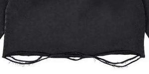 Fashion streetwear cut edge distressed wholesale hoodies custom design acid washed raw edge <b>hoodie</b> - Product Image 3