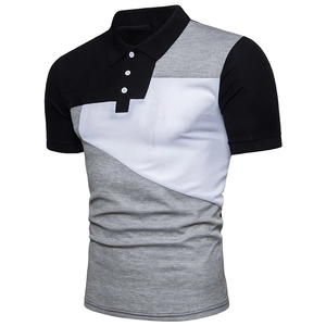 Chemise en tricot pour homme, décontractée, slim, streetwear, unie, nouvelle collection été, anti-froissement, imprimé par sublimation, couleur en gros - Product Image 3