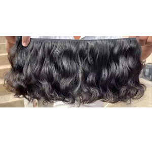 Extensiones de cabello humano natural suave y sedoso de color de trama diseñadas para el uso diario con una sensación natural y un brillo lujoso - Product Image 5