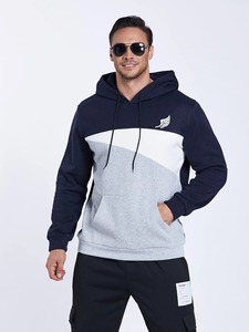 Ventes en gros de sweats à capuche oversize pour hommes, style streetwear, logo personnalisé, coton léger, sweat à capuche thermique pour hommes - Product Image 4