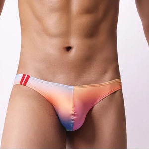 Ropa interior convexa en U para hombre de alta calidad, ropa interior superelástica de nailon de seda helada, ropa interior Sexy de cintura baja para hombre a precios baratos