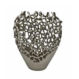 Florero de aluminio de diseño contemporáneo moderno de Venta caliente Florero de mesa moderno Florero de aluminio moderno en precio al por mayor - Product Image 1