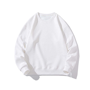 Sudadera Azul Claro con Cuello Redondo, Unisex, Lisa, Básica, de Manga Larga, de Felpa, Informal, Suave, Cómoda, para Uso Diario - Product Image 6