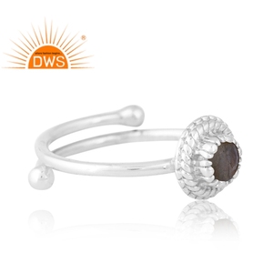 Stylish Design Handcrafted 925 Silver Natural <b>Labradorite</b> Gemstone <b>Ring</b> Custom Jewelry Manufacture - Product Image 4