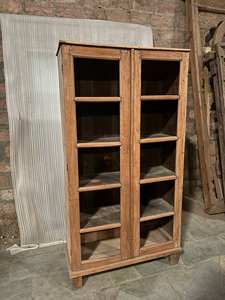 Armario de Cocina Moderno, Antiguo, de Lujo, Clásico, Vintage, de Tamaño Mediano, Elegante, de Madera Maciza Azul - Product Image 2