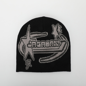 Logotipo personalizado gorro de invierno sombreros Jacquard Unisex acrílico impresión Digital playa otro al aire libre sin puños - Product Image 1