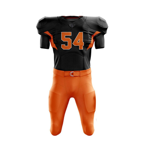 american football uniform durable jersey <b>pants</b> set breathable <b>mesh</b> sports training apparel - Product Image 6