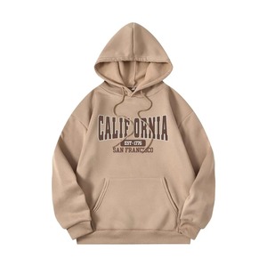 Ensemble sweat-shirt et pantalon de survêtement en molleton d'hiver uni, sweat-shirt à lavage acide, manches régulières, survêtement personnalisé pour hommes - Product Image 1