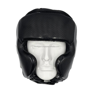 Professional Children's Fly Boxing Leather Head Guard Custom Logo Lace up Sparring Training Pakistan - Product Image 1