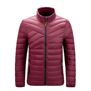 Chaqueta acolchada informal de invierno 2024 para hombre, cuello levantado con capucha, prendas de vestir exteriores, tela de lona - Product Image 4