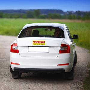 ใหม่ป้ายความปลอดภัยคนขับสี่เหลี่ยมขนาด9x3นิ้วกันน้ำกันความร้อนทนทานรูปลอกติดรถยนต์สำหรับใช้เตือน - Product Image 3