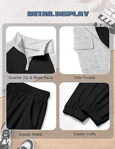 Nuevo diseño, venta al por mayor, chándal informal de invierno personalizado para niños, traje de jogging de algodón y poliéster ligero transpirable de alta calidad - Product Image 5