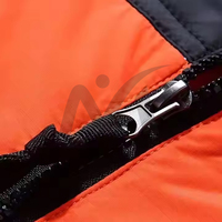 2025 neueste neue North Herren warmes Gesicht Custom Logo Schwarz/Orange Winter Puff Oberbekleidung Outdoor Herren Bubble Puffer Jacke
