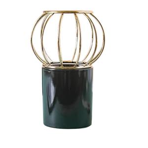 Produit le plus vendu Décoration d'angle de chambre à coucher ou de salle à manger Vase à fleurs en métal Vase à fleurs personnalisé - Product Image 6