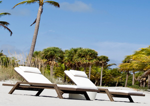 Cadre en aluminium enduit de poudre Kit SUN LOUNGER résistant aux intempéries toute l'année pour les hôtels extérieurs de cour - Product Image 2