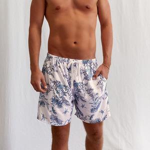 Short en coton lavé imprimé en détresse Été High Street Style XS Taille Écologique Respirant Taille Élastique Gym Beach Wear - Product Image 2