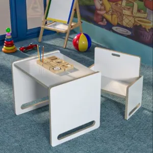 High Quality Product Children's Study Desk Study Table High Quality MDF Easy Installation Fast Delivery for Children's Study El