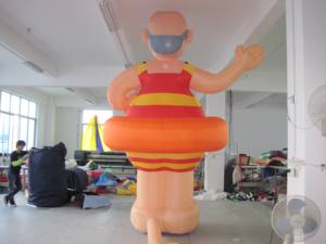 Vente flash : Ballon gonflable Abraham de Hollande, dimensions supérieures à 12 pieds, pompe à air électrique pour événements publicitaires - Product Image 3