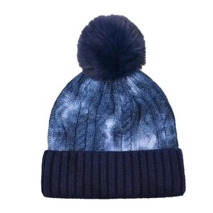 Gorro de Invierno de Algodón 100% con Tinte Anudado, Colección de Invierno, Diseño Personalizable, Gorros de Invierno Lindos para Mujer - Product Image 1