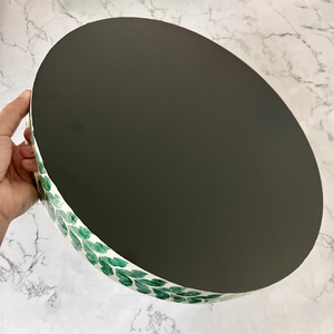 ถาดเสิร์ฟหอยมุกสุดหรูถาดตกแต่งแบบฝังมุกงานแฮนด์เมดของใช้ในห้องครัวของขวัญเพื่อความบันเทิง - Product Image 4