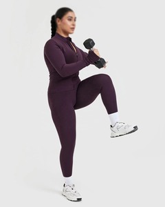 2025 Women's Zip up Long Sleeve Sports <b>Jacket</b> <b>Yoga</b> Wear with Loose Running Fitness Crop Top Casual Gym Fitness Sets - Product Image 4