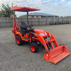 Mini tracteur chargeuse avant rétrocaveuse Kubota BX25D haute efficacité nouvelle occasion disponible à la vente dans le monde entier, y compris les roulements français - Product Image 1