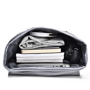 Sac à dos unisexe multifonctionnel pour ordinateur portable, style décontracté, grande capacité, en cuir durable avec doublure en nylon pour usage extérieur - Product Image 5