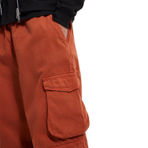 La mayoría de los pantalones de Jogger ajustados holgados informales ligeros naranjas para hombre, pantalones de poliéster/algodón de diseño personalizado 2026 - Product Image 4