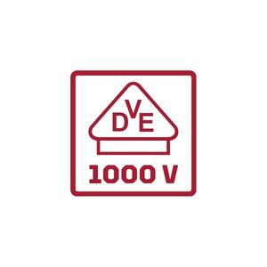 Pince à bec plat Gedore VDE 45 avec poignée 2K – Catégorie de produit : Pinces - Product Image 3