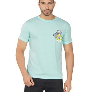 T-shirts pour garçons créatifs à la mode impression numérique personnalisée hommes Street Wears Regular Fit Cotton T-Shirts Offre Spéciale - Product Image 1