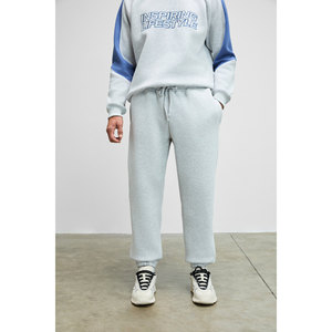 Pantalones Deportivos para Hombre <span class=keywords><strong>Luxer</strong></span> con Cintura Elástica, Bolsillos con Cremallera y Ribete Gris Melange - Product Image 3