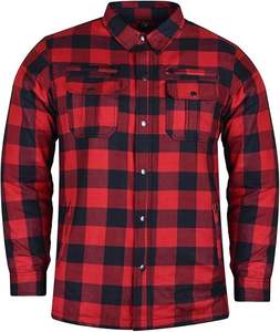 Camisa de Franela de Seguridad para Motocicleta, Material de Cuero, Protección Blindada a Prueba de Viento para Hombre, Invierno - Product Image 5