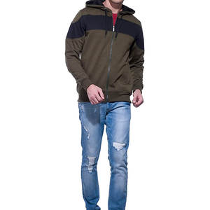 Sudaderas Poliéster Servicio OEM Diseño Personalizado Zip up Manga larga Streetwear Casual Hombre Sudaderas - Product Image 4
