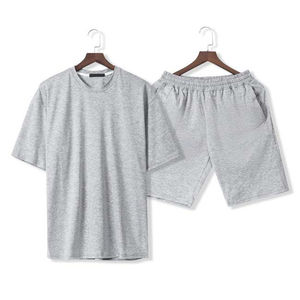 Ropa de calle alta, chándal deportivo personalizado de verano para hombre, Conjunto de camiseta y pantalones cortos, conjuntos informales de dos piezas para hombre, conjunto de pantalones cortos de Fitness - Product Image 5