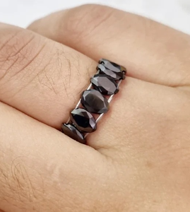 18 piezas 4*6 MM Marquise Cut Diamond Black Moissanite Diamond 10 Ct Diamond Ring & Other - Product Image 2