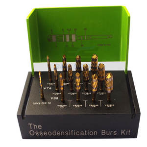 Kit de Fresas de Osteodensificación Dental, Herramientas de Precisión para Alveolotomía, Expansión de Cresta y Procedimientos de Implantes - Product Image 1