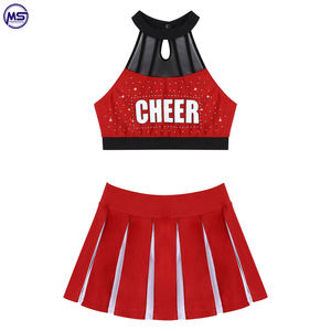 Uniforme de pom-pom girl pour femmes, léger, respirant, imprimé par Sublimation, vente en gros, 2022 - Product Image 2